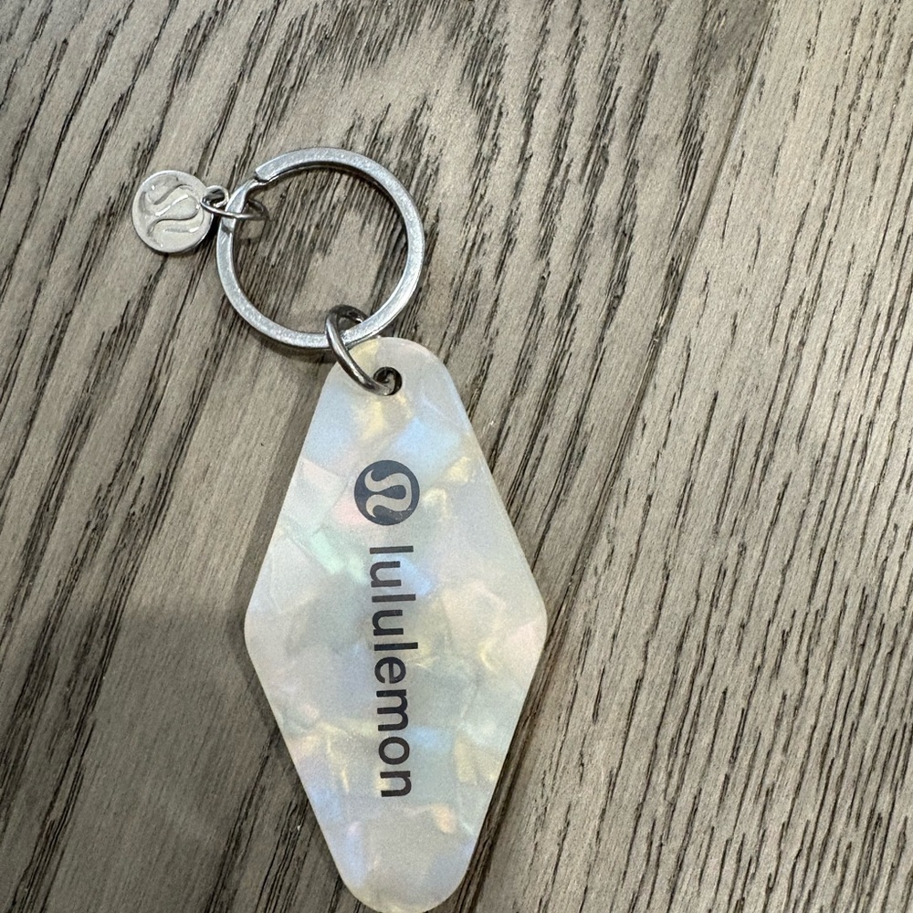 Lululemon Holographic Keychain